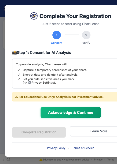 Registration Modal - Privacy Terms